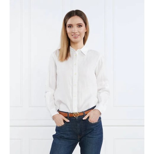 LAUREN RALPH LAUREN Lniana koszula | Regular Fit ze sklepu Gomez Fashion Store w kategorii Koszule damskie - zdjęcie 189071085