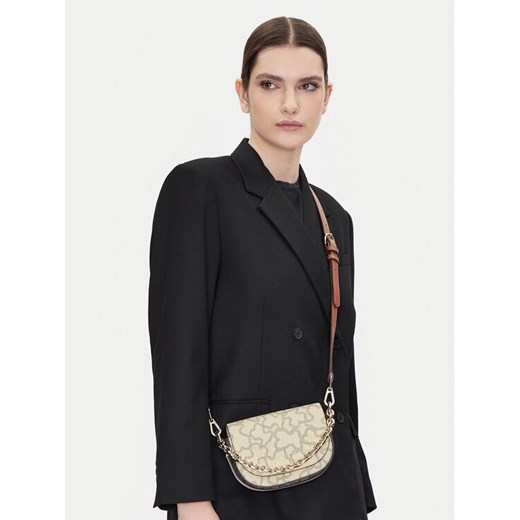 Torebka TOUS Kaos Icon 2002186801 Beżowy ze sklepu eobuwie.pl w kategorii Listonoszki - zdjęcie 189088118