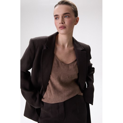 MARYNARKA DAMSKA DEMI CHOCO ze sklepu Jemiol w kategorii Marynarki damskie - zdjęcie 189098257