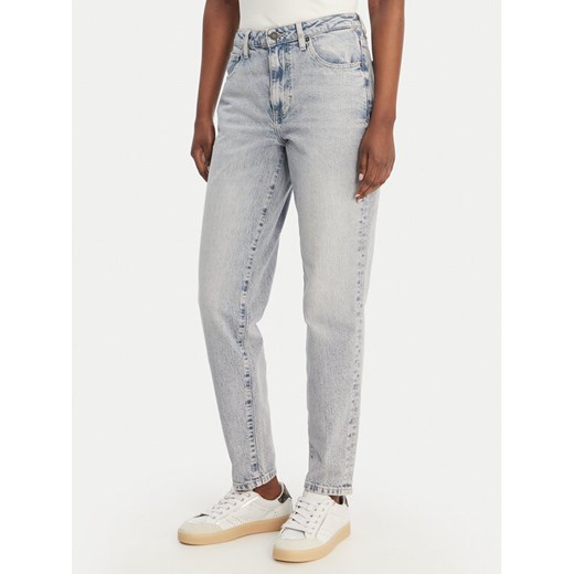 Guess Jeans Jeansy W6GA0D D5M57 Niebieski Straight Leg ze sklepu MODIVO w kategorii Jeansy damskie - zdjęcie 189101845