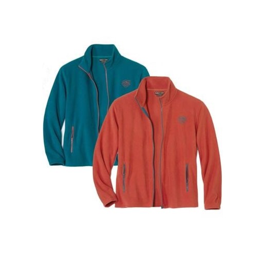 Zestaw 2 outdoorowych bluz z mikropolaru ze sklepu Atlas For Men w kategorii Bluzy męskie - zdjęcie 189103499