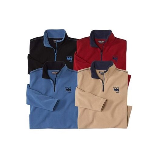 Zestaw 4 bluz z mikropolaru Wild Country ze sklepu Atlas For Men w kategorii Swetry męskie - zdjęcie 189103625