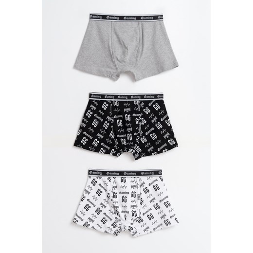 Kolorowe bokserki z nadrukami 3-PAK, Rozmiar - 140, Kolor - Multikolor ze sklepu REPORTER w kategorii Majtki dziecięce - zdjęcie 189107169
