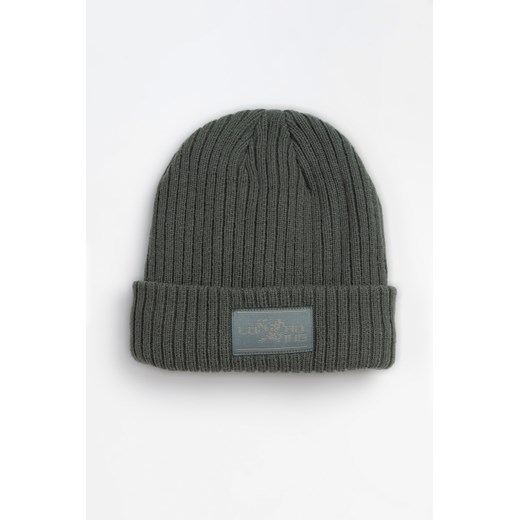 Zielona czapka z naszywką z przodu, Rozmiar -  r2, Kolor - Ciemna zieleń ze sklepu REPORTER w kategorii Czapki dziecięce - zdjęcie 189107328