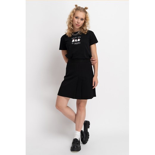 Czarna spódnica MINI z ozdobnymi plisami, Rozmiar - 170, Kolor - Czarny ze sklepu REPORTER w kategorii Spódnice dziewczęce - zdjęcie 189107547