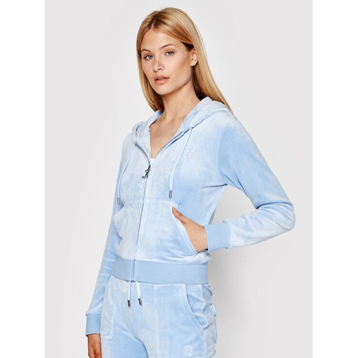 Juicy Couture Bluza Robertson JCAP176 Niebieski Slim Fit Juicy Couture XXS MODIVO