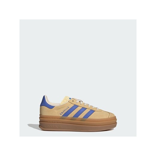 adidas Sneakersy Gazelle Bold J IH6457 Beżowy ze sklepu MODIVO w kategorii Buty sportowe dziecięce - zdjęcie 189127058