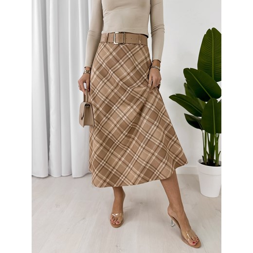 spódnica ethne beżowa one size ze sklepu UBRA w kategorii Spódnice - zdjęcie 189133987