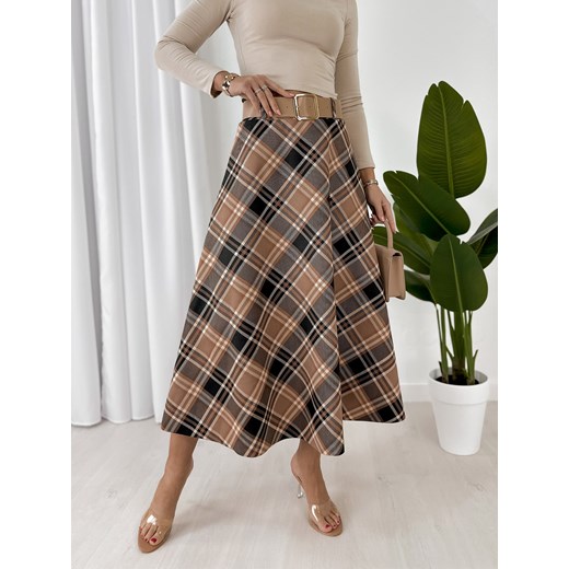 spódnica ethne czarno-beżowa one size ze sklepu UBRA w kategorii Spódnice - zdjęcie 189133996