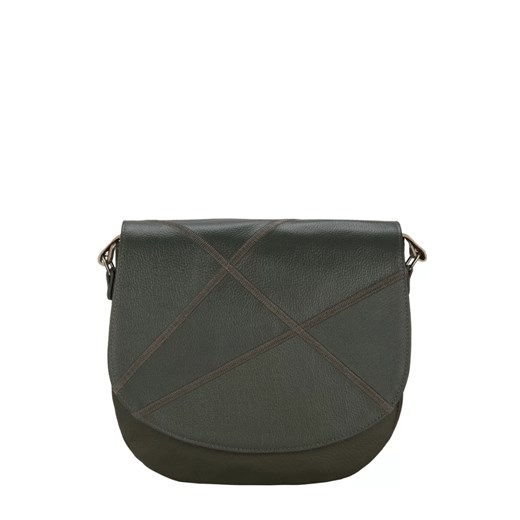 zielona torebka damska skórzana listonoszka na ramię Mała Zu ze sklepu Słoń Torbalski w kategorii Listonoszki - zdjęcie 189136515