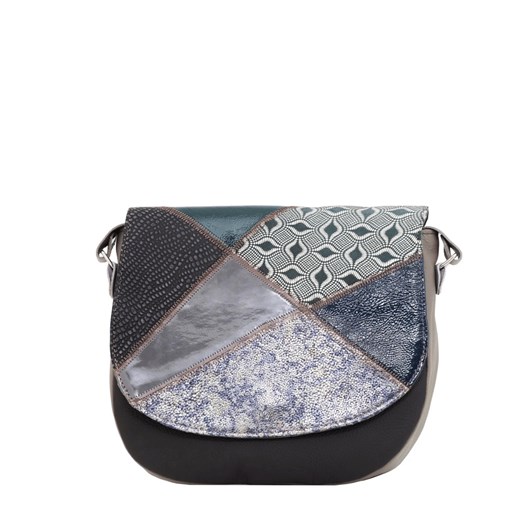 beżowo brązowa torebka damska skórzana Mała Zu listonoszka ze sklepu Słoń Torbalski w kategorii Listonoszki - zdjęcie 189136518