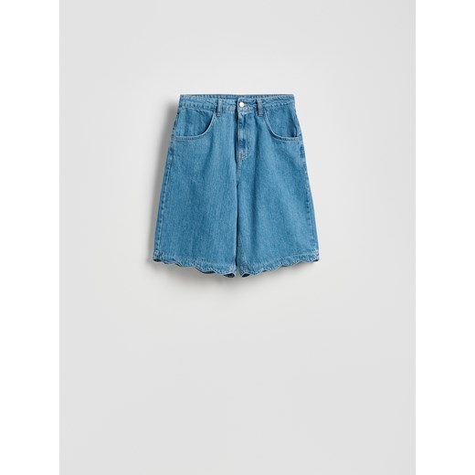 Reserved - Jeansowe szorty - niebieski ze sklepu Reserved w kategorii Szorty - zdjęcie 189192488