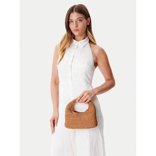 Manebi Torebka Halfmoon Bag V 2.2 DH Brązowy ze sklepu MODIVO w kategorii Torebki damskie - zdjęcie 189213066