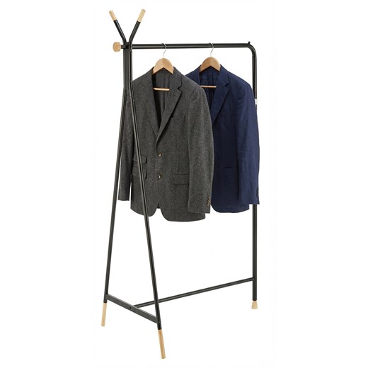 Minimalistyczny Stojący Czarny Wieszak Na Ubrania K6-T23 ze sklepu Edinos.pl w kategorii Meble - zdjęcie 189216176