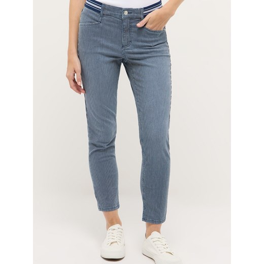 Angels Spodnie Kobiety granatowy w paski ze sklepu vangraaf w kategorii Jeansy damskie - zdjęcie 189219278