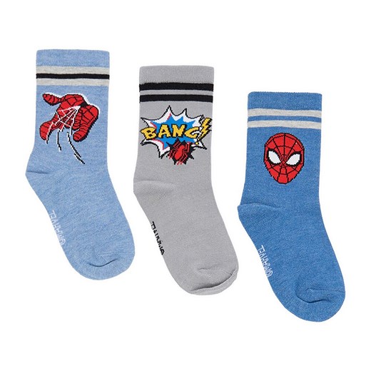 Skarpetki Spider-Man CEO-ACCCS-SS26-307SPRMV(3-PACK) ze sklepu ccc.eu w kategorii Skarpetki dziecięce - zdjęcie 189223559
