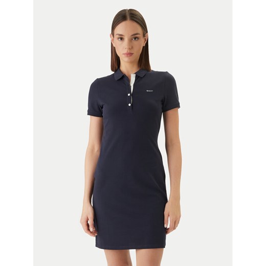 Gant Sukienka codzienna 4201468 Granatowy ze sklepu MODIVO w kategorii Sukienki - zdjęcie 189231366