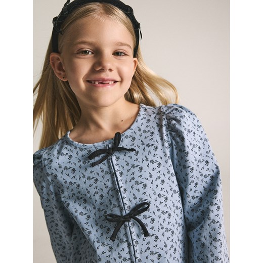 Reserved - Bluzka z kokardami - wielobarwny ze sklepu Reserved w kategorii Bluzki dziewczęce - zdjęcie 189262256