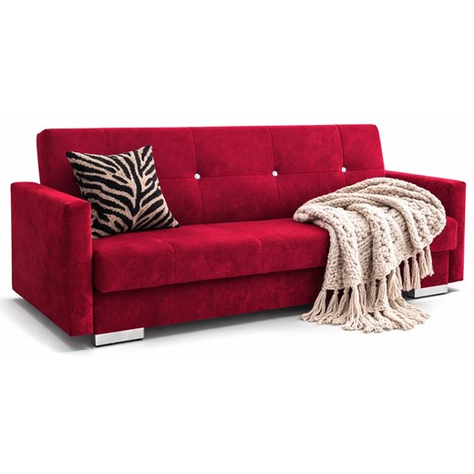 Bordowa wersalka rozkładana D4-R94 ze sklepu Edinos.pl w kategorii Sofy i kanapy - zdjęcie 189264888