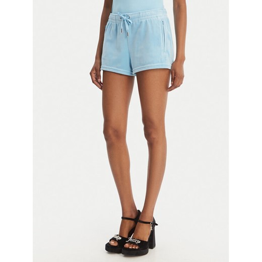 Juicy Couture Szorty sportowe Tamia JCWHS126305 Błękitny Regular Fit ze sklepu MODIVO w kategorii Szorty - zdjęcie 189266797