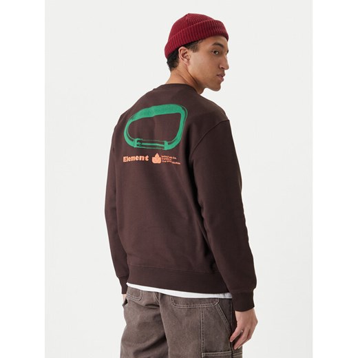 Element Bluza Sporting Cr ELYSF00308 Brązowy Regular Fit ze sklepu MODIVO w kategorii Bluzy męskie - zdjęcie 189274039