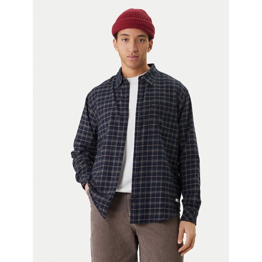 Element Koszula Button Down Regular Flannel ELYWT00183 Granatowy Regular Fit ze sklepu MODIVO w kategorii Koszule męskie - zdjęcie 189279026