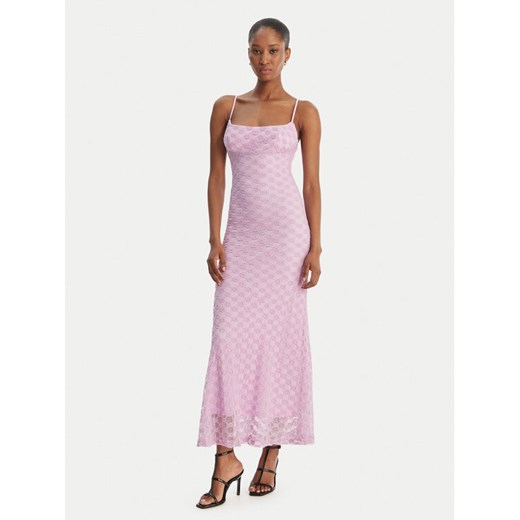Bardot Sukienka letnia Adoni 57998DB1 Fioletowy Slim Fit ze sklepu MODIVO w kategorii Sukienki - zdjęcie 189279785