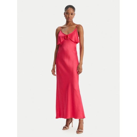 Fracomina Sukienka koktajlowa FS26SD2007W58301 Różowy Slim Fit ze sklepu MODIVO w kategorii Sukienki - zdjęcie 189282946