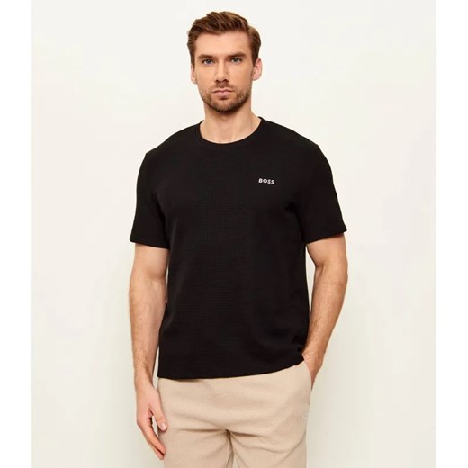 Boss Bodywear T-shirt Waffle | Regular Fit ze sklepu Gomez Fashion Store w kategorii T-shirty męskie - zdjęcie 189283777