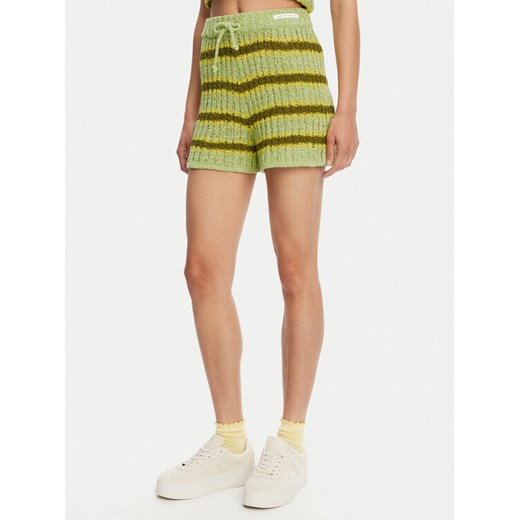 Element Szorty materiałowe Flip ELJNS00118 Zielony Regular Fit ze sklepu MODIVO w kategorii Szorty - zdjęcie 189307065