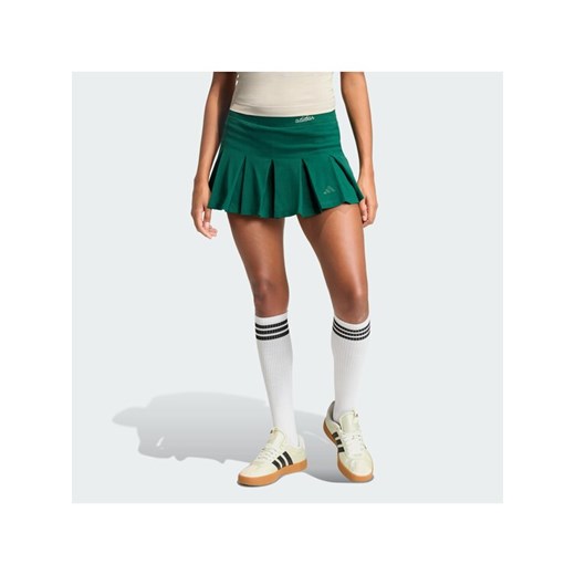 adidas Spódnica plisowana Seasonal Essentials Colorpop KC3939 Zielony Loose Fit ze sklepu MODIVO w kategorii Spódnice - zdjęcie 189312119