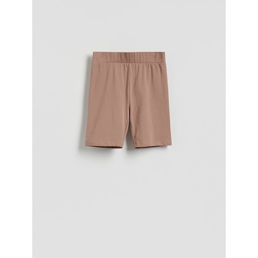 Reserved - Bawełniane kolarki - bordowy ze sklepu Reserved w kategorii Szorty - zdjęcie 189313628