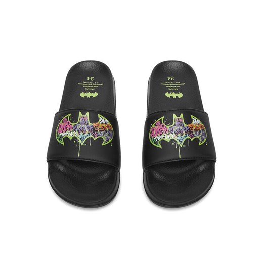 Klapki Batman CEO-CP90-SS26-215WBBAT Czarny ze sklepu eobuwie.pl w kategorii Klapki dziecięce - zdjęcie 189314046