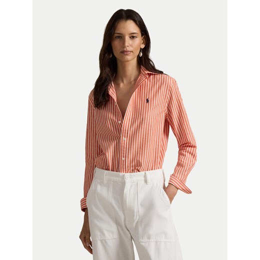 Polo Ralph Lauren Koszula 211971514502 Pomarańczowy Classic Fit ze sklepu MODIVO w kategorii Koszule damskie - zdjęcie 189318486