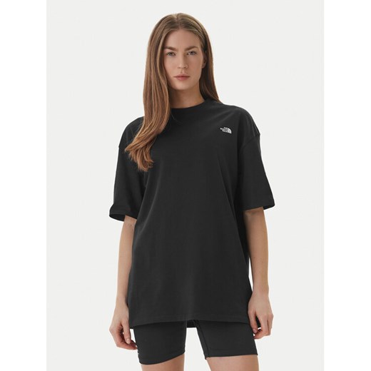 The North Face T-Shirt Essential Simple Dome NF0A8EVX Czarny Loose Fit ze sklepu MODIVO w kategorii Bluzki damskie - zdjęcie 189318656