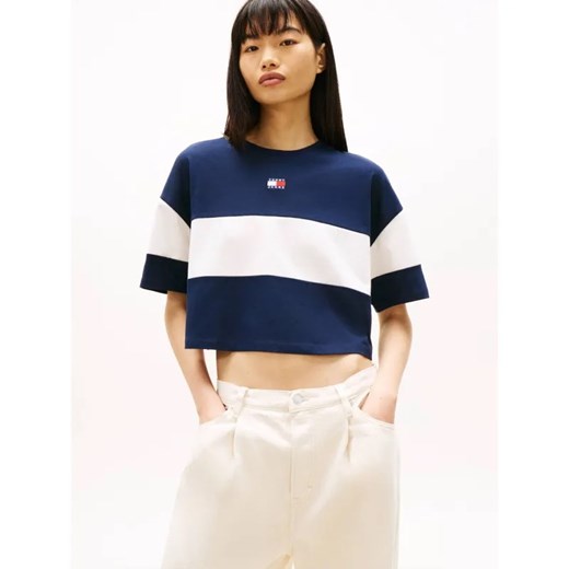 Tommy Jeans T-shirt | Cropped Fit ze sklepu Gomez Fashion Store w kategorii Bluzki damskie - zdjęcie 189321589