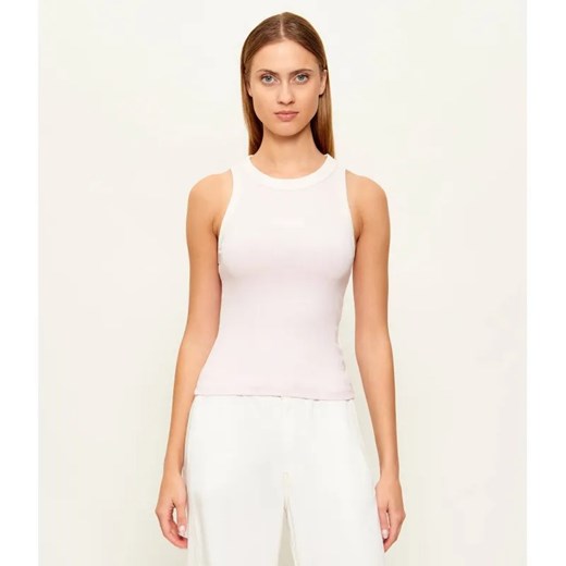 Guess Jeans Top RINGER | Slim Fit ze sklepu Gomez Fashion Store w kategorii Bluzki damskie - zdjęcie 189321595