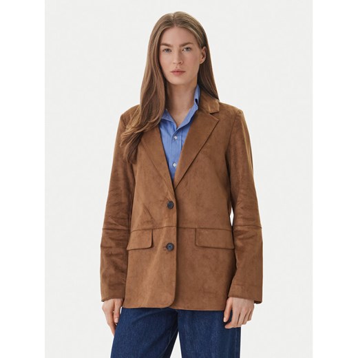 ONLY Marynarka Tulip 15363774 Brązowy Relaxed Fit ze sklepu MODIVO w kategorii Marynarki damskie - zdjęcie 189322707