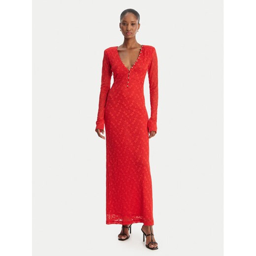 Bardot Sukienka koktajlowa Zenia 60239DB Czerwony Slim Fit ze sklepu MODIVO w kategorii Sukienki - zdjęcie 189322835