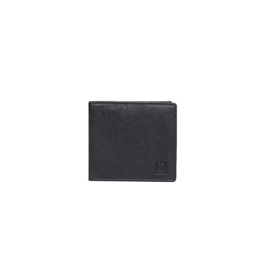 portfel skórzany czarny z niebieskim wnętrzem ze sklepu Słoń Torbalski w kategorii Portfele męskie - zdjęcie 189323616