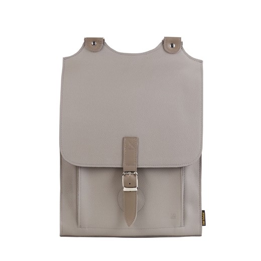 popielaty plecak skórzany Karol ze sklepu Słoń Torbalski w kategorii Plecaki - zdjęcie 189323725