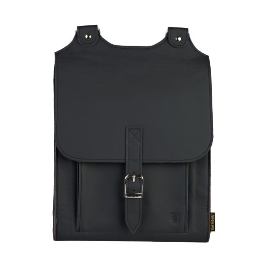 czarny plecak skórzany Bookpack ze sklepu Słoń Torbalski w kategorii Plecaki - zdjęcie 189323757