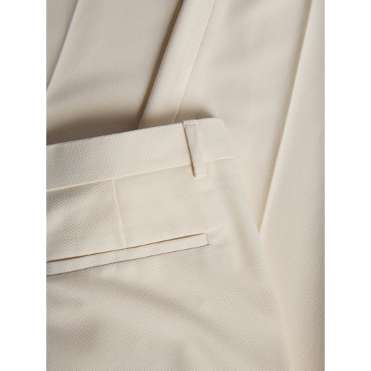 Reserved - Garniturowe spodnie carrot - biały Reserved 52 Reserved