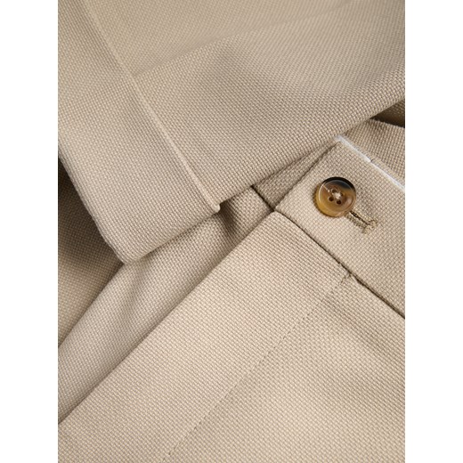 Reserved - Garniturowe spodnie carrot - beżowy Reserved 48 Reserved