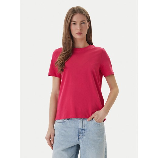 Vero Moda T-Shirt Paulina 10316991 Różowy Regular Fit ze sklepu MODIVO w kategorii Bluzki damskie - zdjęcie 189368895