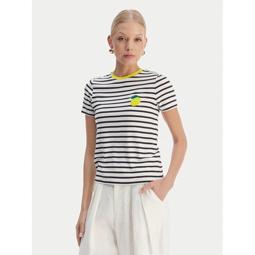 ONLY T-Shirt Heart 15318959 Biały Regular Fit ze sklepu MODIVO w kategorii Bluzki damskie - zdjęcie 189370678