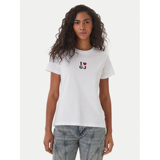 Guess Jeans T-Shirt W6GI45 K8HM0 Biały Regular Fit ze sklepu MODIVO w kategorii Bluzki damskie - zdjęcie 189371848