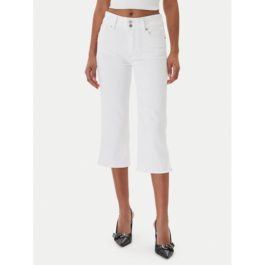 Guess Jeans Jeansy W6GA2G D0131 Biały Regular Fit ze sklepu MODIVO w kategorii Jeansy damskie - zdjęcie 189371867