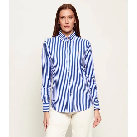 POLO RALPH LAUREN Koszula | Slim Fit | knit oxford ze sklepu Gomez Fashion Store w kategorii Koszule damskie - zdjęcie 189372745