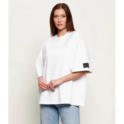 DONDUP - made in Italy T-shirt | Oversize fit ze sklepu Gomez Fashion Store w kategorii Bluzki damskie - zdjęcie 189372775